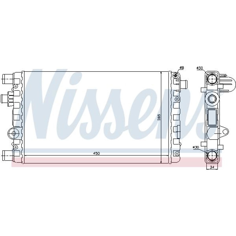 Wasserkühler PKW 61785 Wasserkühler PKW 61785