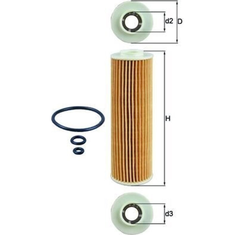 MAHLE Ölfilter OX 183/5D1 MAHLE Ölfilter OX 183/5D1