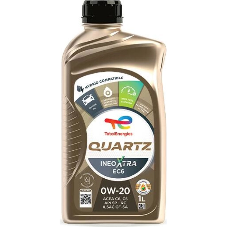 Total Quartz Ineo Xtra EC6 0W-20 1 Liter 2228343 Total Quartz Ineo Xtra EC6 0W-20 1 Liter 2228343