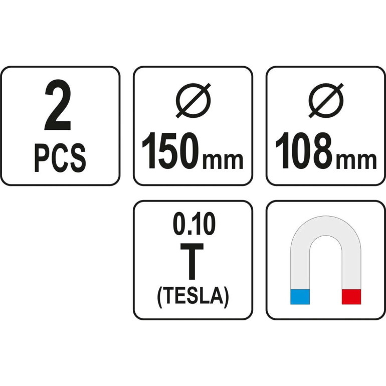 Satz Aus Magnetschalen YT-08302 Satz Aus Magnetschalen YT-08302