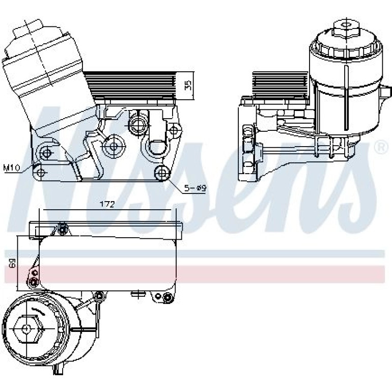 Ölkühler PKW 91310 Ölkühler PKW 91310