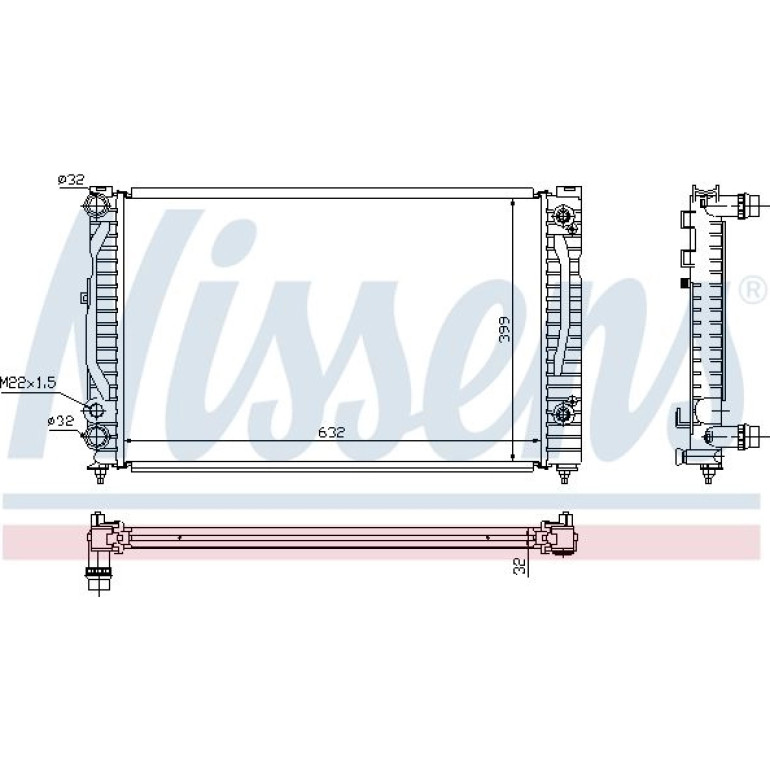 Wasserkühler PKW 60499 Wasserkühler PKW 60499