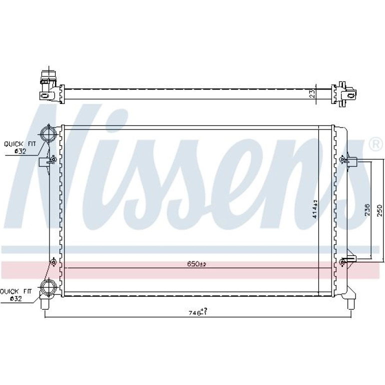 Wasserkühler PKW 65277 Wasserkühler PKW 65277
