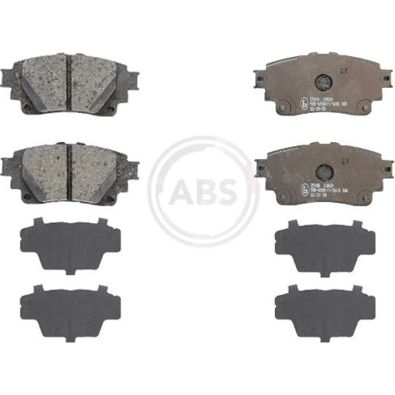 A.B.S. Bremsbelagsatz, Scheibenbremse 35400 A.B.S. Bremsbelagsatz, Scheibenbremse 35400