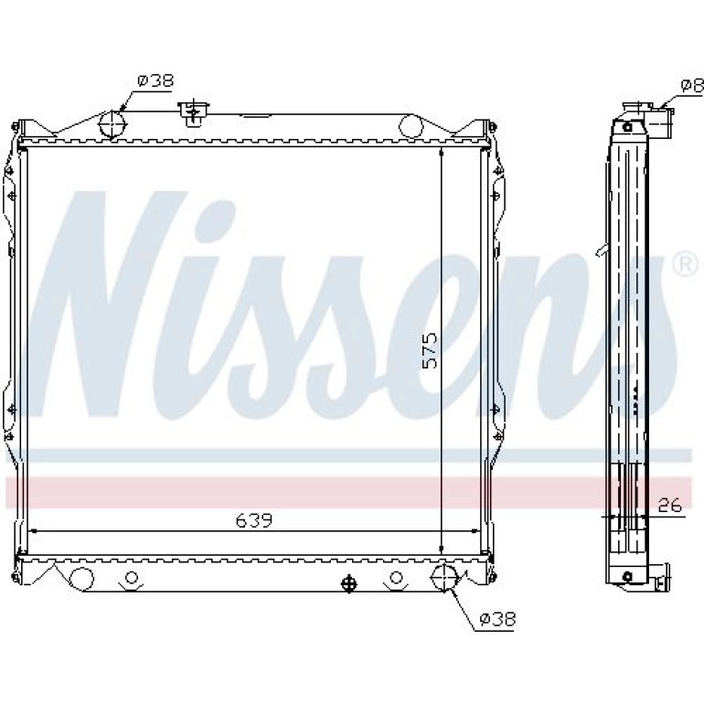 Wasserkühler PKW 64636A Wasserkühler PKW 64636A