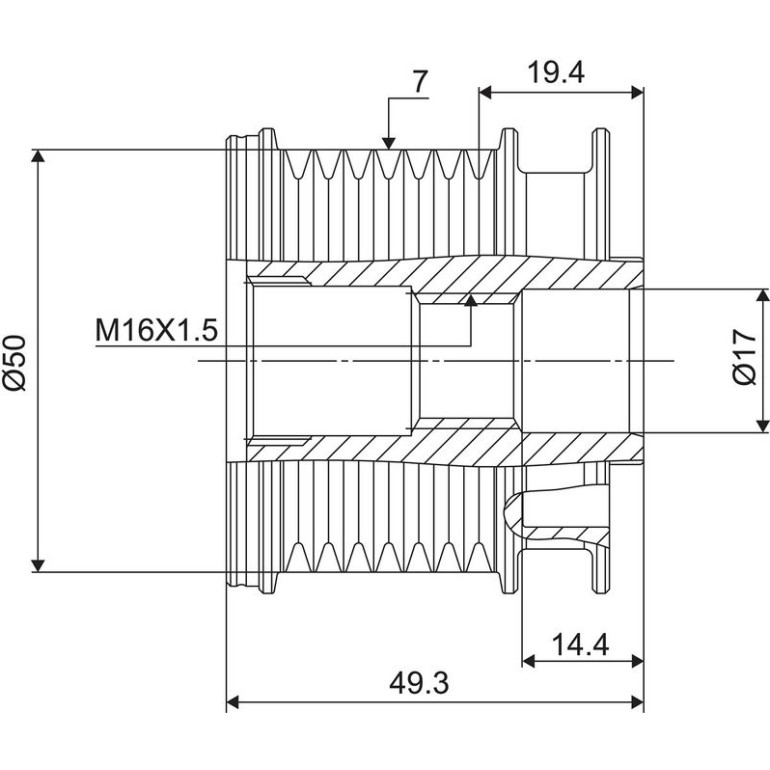 Generatorfreilauf 588049 Generatorfreilauf 588049