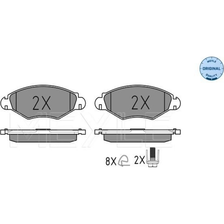 Bremsbelagsatz Peugeot S. 206/306 025 235 9718 Bremsbelagsatz Peugeot S. 206/306 025 235 9718
