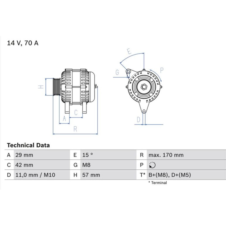 Lichtmaschine 0 986 049 960