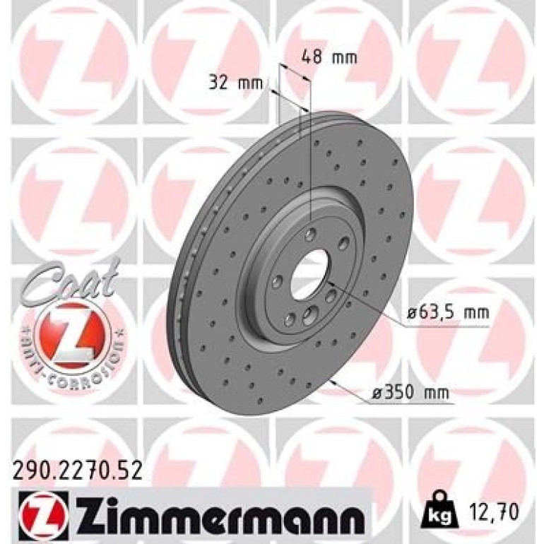 Bremsscheibe VA Sport 290.2270.52 Bremsscheibe VA Sport 290.2270.52