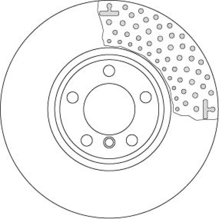 Bremsscheibe Bmw S. 1/2/3/4 10 DF6603S