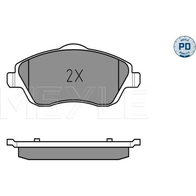 Bremsbelagsatz Opel P. Corsa C/Combo 01 025 232 2517/PD Bremsbelagsatz Opel P. Corsa C/Combo 01 025 232 2517/PD