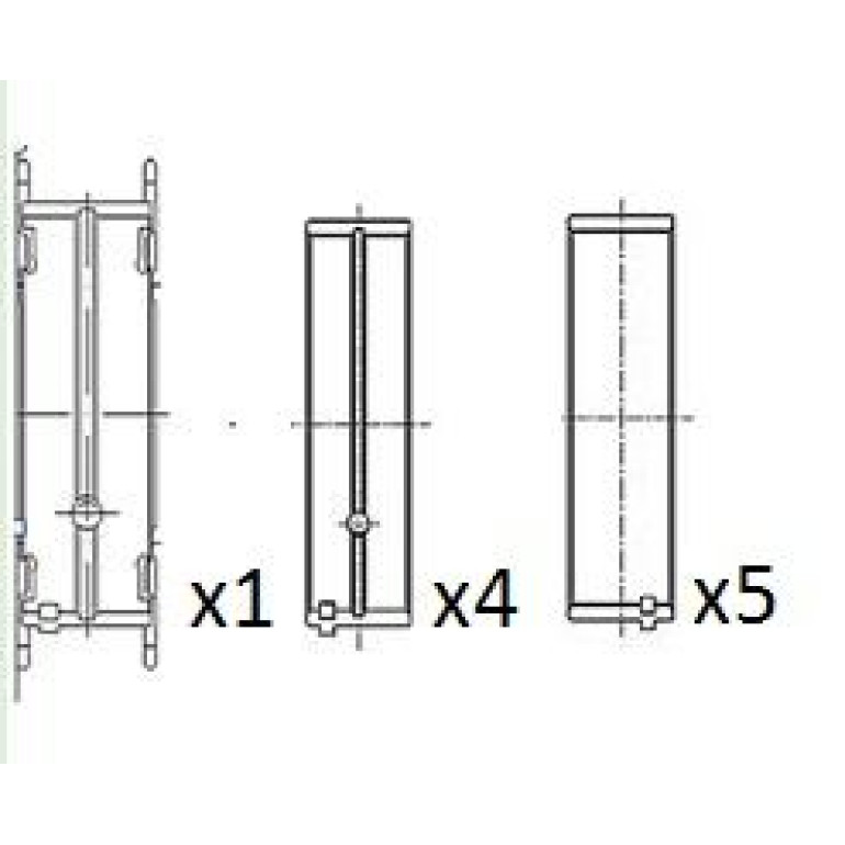 FAI AutoParts Kurbelwellenlager BM1010-STD FAI AutoParts Kurbelwellenlager BM1010-STD
