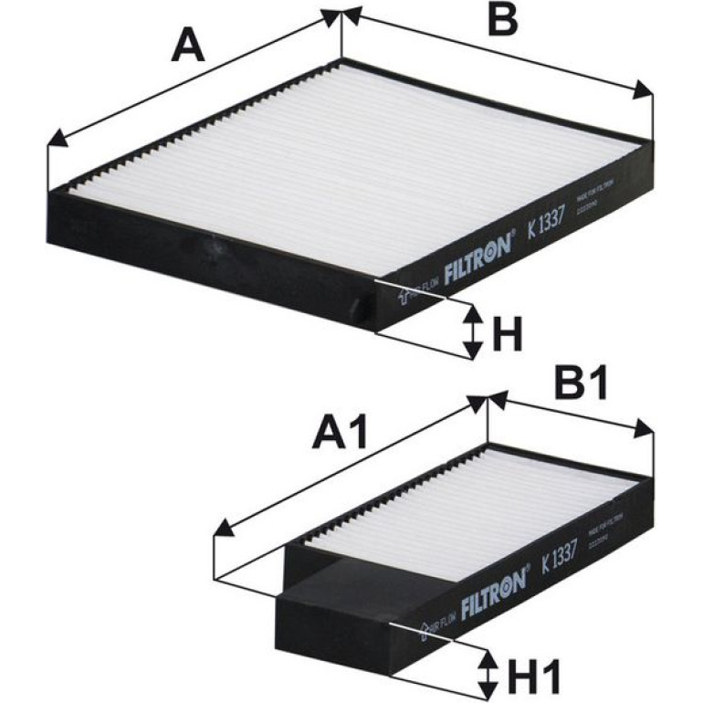 FILTRON Filter, Innenraumluft K 1337-2x