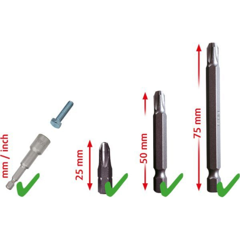 KS TOOLS Bitsatz 1/4 CLASSIC, 208-teilig 911.2008 KS TOOLS Bitsatz 1/4 CLASSIC, 208-teilig 911.2008