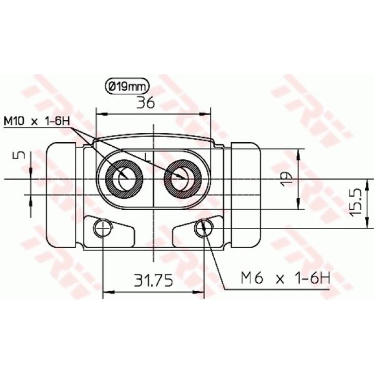 Radbremszylinder BWD195 Radbremszylinder BWD195