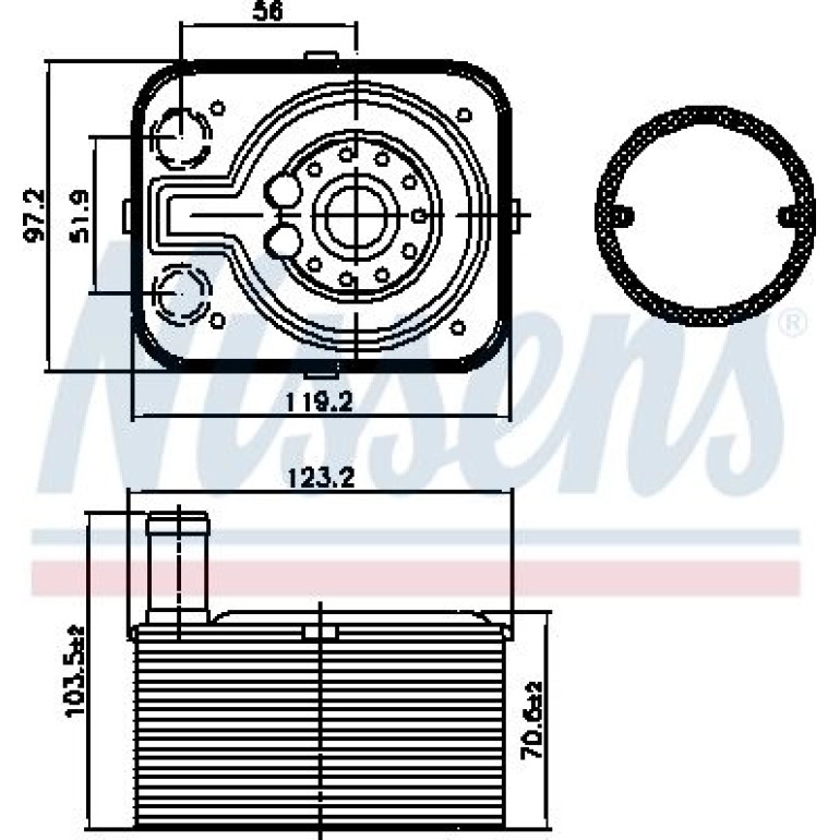 Ölkühler PKW 90655 Ölkühler PKW 90655
