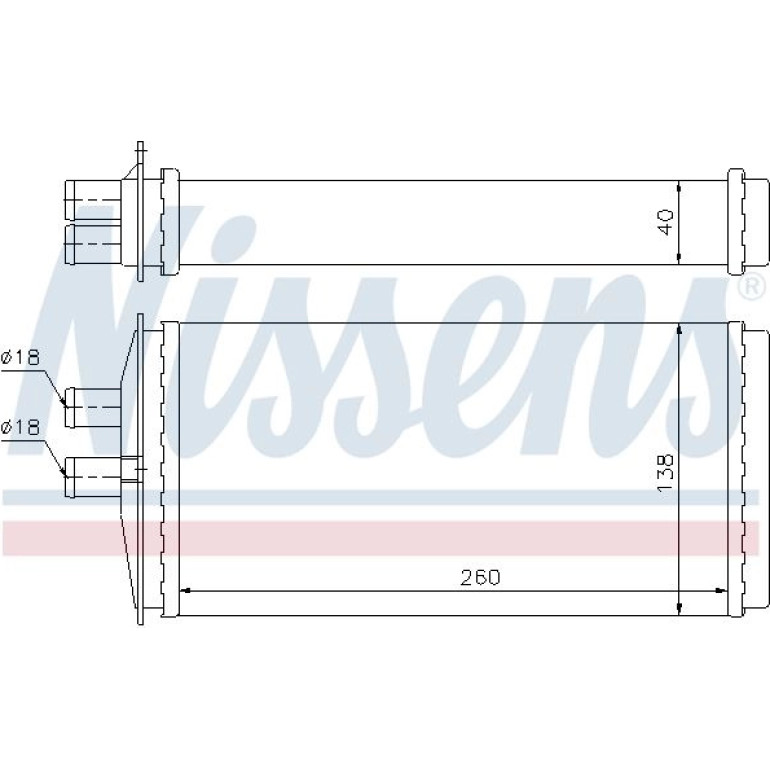 Heizkühler PKW 73655 Heizkühler PKW 73655