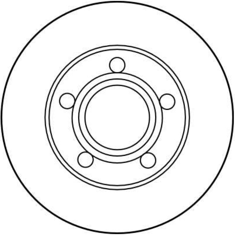 Bremsscheibe Vw T. A100/A6 DF2651