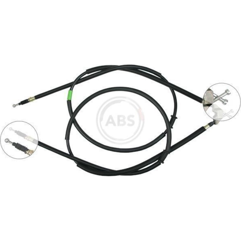 A.B.S. Handbremsseil Seilzug Festellbremse K12815 A.B.S. Handbremsseil Seilzug Festellbremse K12815