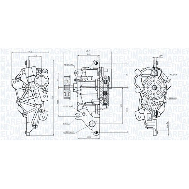MAGNETI MARELLI Ölpumpe 351516000073 MAGNETI MARELLI Ölpumpe 351516000073