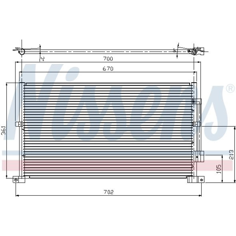Kondensator PKW 94585 Kondensator PKW 94585