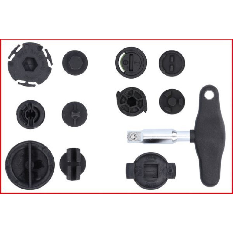 KS TOOLS Steckschlüsseleinsatz-Set, Ölablaßschraube 150.1040 KS TOOLS Steckschlüsseleinsatz-Set, Ölablaßschraube 150.1040