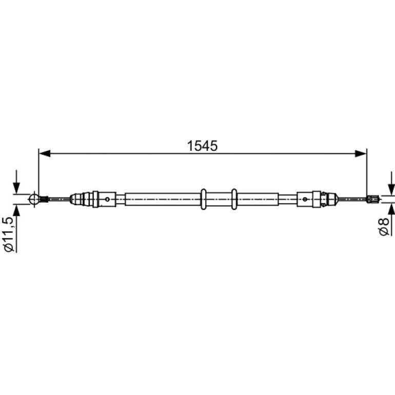 Handbremsseil 1987482551 Handbremsseil 1987482551