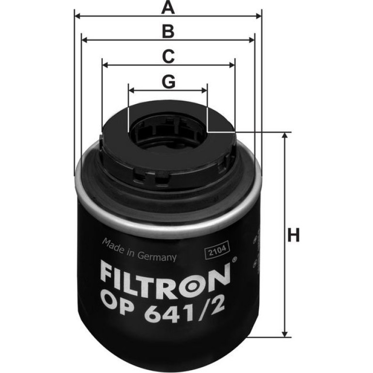 FILTRON Ölfilter OP 641/2 FILTRON Ölfilter OP 641/2