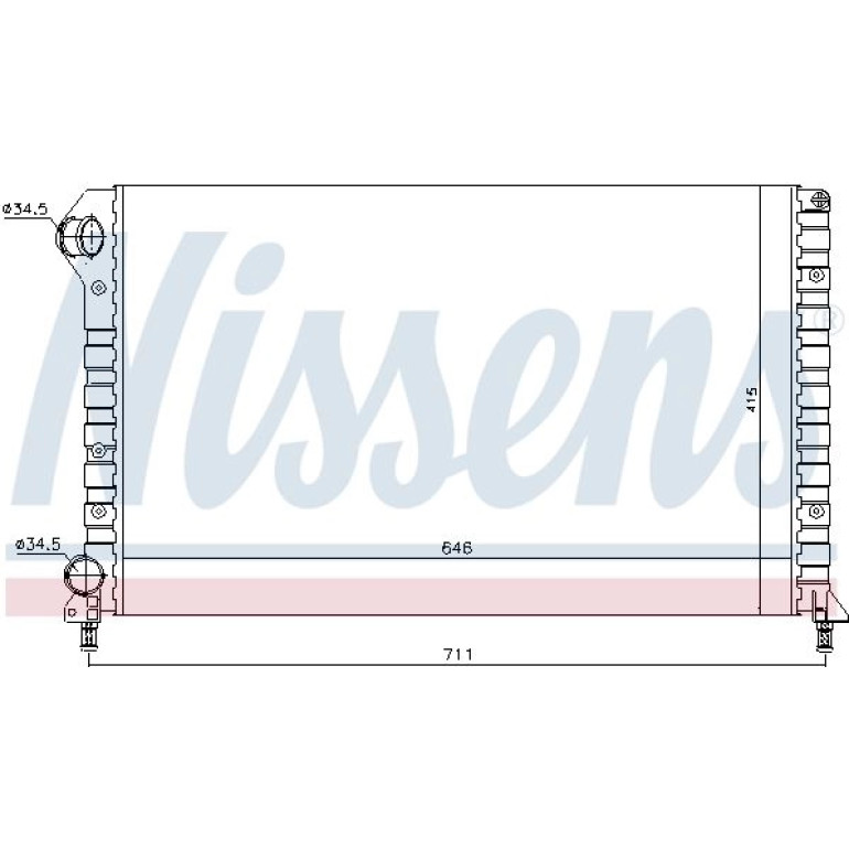 Wasserkühler PKW 61766 Wasserkühler PKW 61766