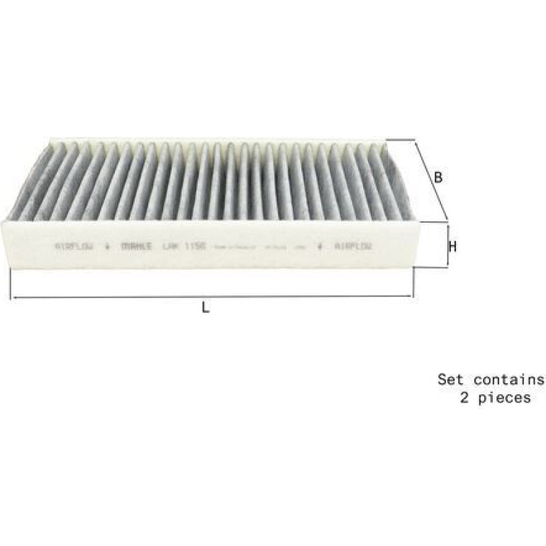 MAHLE Filter, Innenraumluft LAK 1156/S MAHLE Filter, Innenraumluft LAK 1156/S