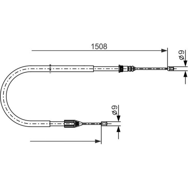 Handbremsseil li 1987477890 Handbremsseil li 1987477890