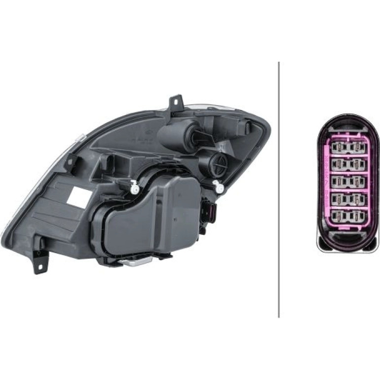 SCHEINWERFER R HELLA 1ZS 247 012-221 SCHEINWERFER R HELLA 1ZS 247 012-221