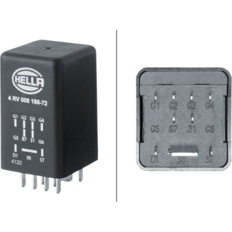 HELLA Steuergerät, Glühzeit 4RV 008 188-721 HELLA Steuergerät, Glühzeit 4RV 008 188-721