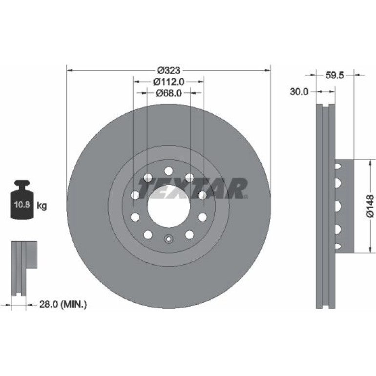 Bremsscheibe Vw P. Phaeton 02- 3.0/3.2/4.2B 323Mm Siehe Katalog 92122103 Bremsscheibe Vw P. Phaeton 02- 3.0/3.2/4.2B 323Mm Siehe Katalog 92122103
