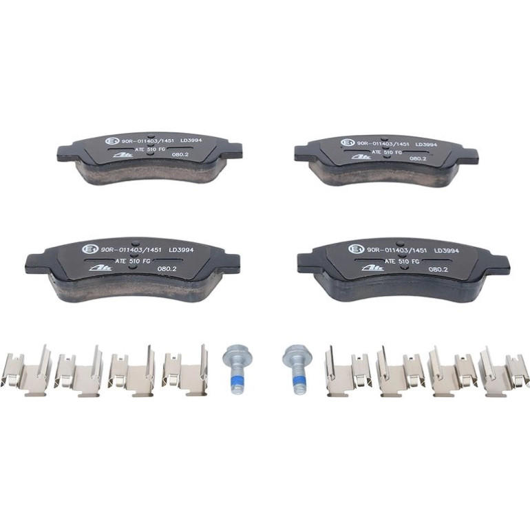 Bremsbelagsatz Peugeot P. 206/207/208/301/307/1007/2008/Partner 1.1-2.0 96- Keramik 13.0470-3994.2