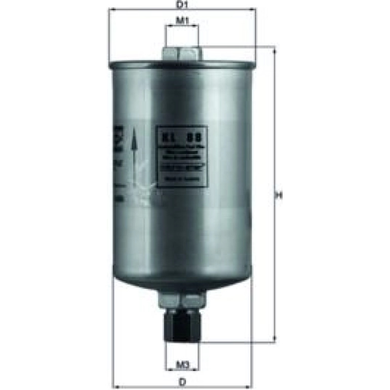 MAHLE Kraftstofffilter KL 88 MAHLE Kraftstofffilter KL 88