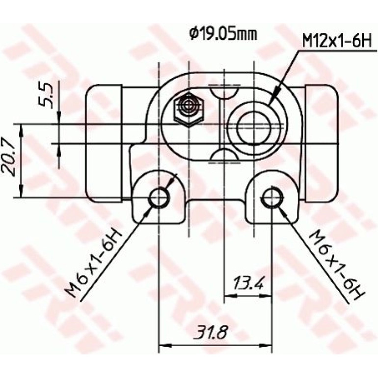 Radbremszylinder BWD307T Radbremszylinder BWD307T