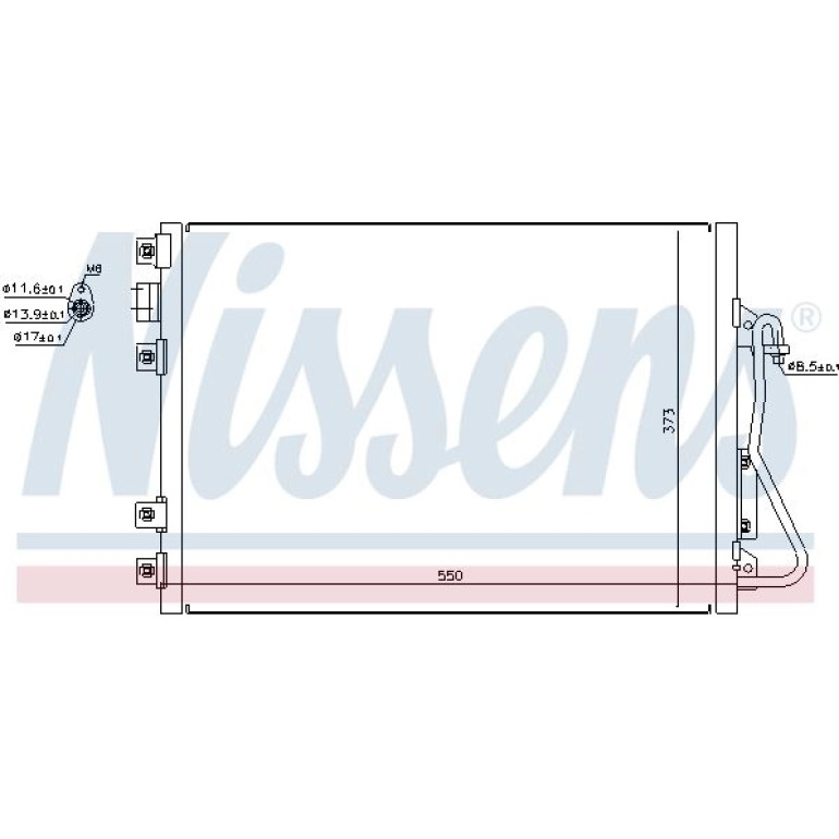 Kondensator PKW 94657 Kondensator PKW 94657