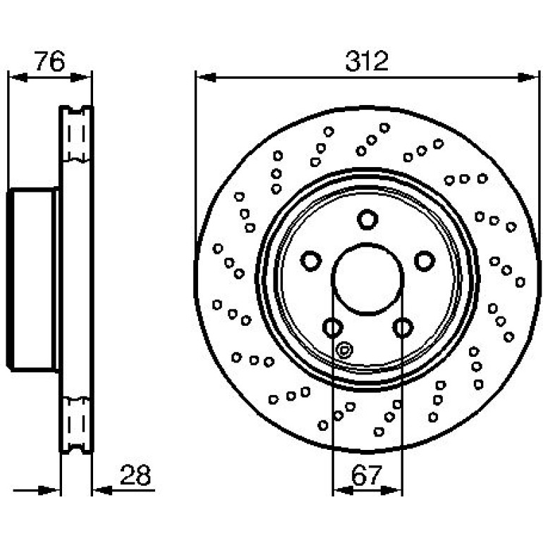 Bremsscheibe VA 0 986 478 471 Bremsscheibe VA 0 986 478 471