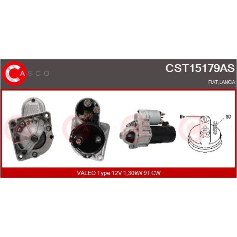 CASCO Anlasser CST15179AS CASCO Anlasser CST15179AS