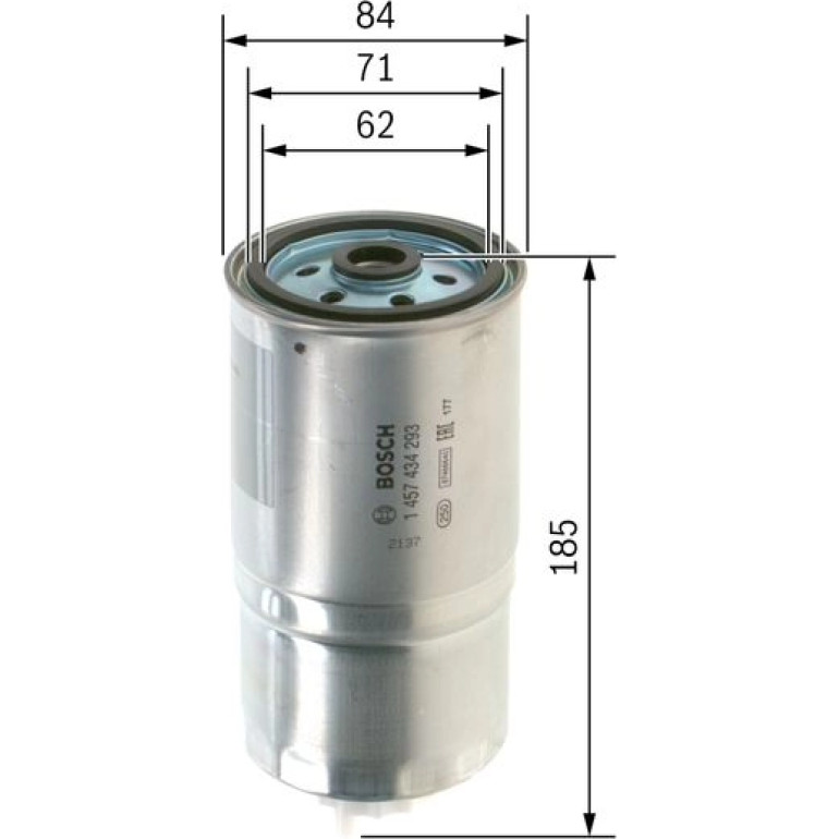 Kraftstofffilter 1457434293 Kraftstofffilter 1457434293