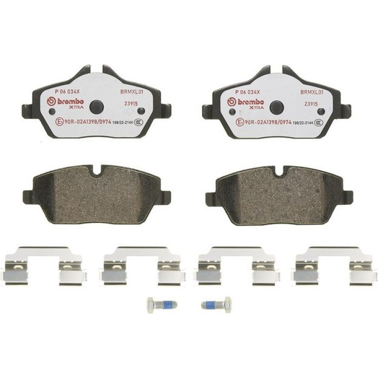 BREMBO Bremsklötze Xtra VA P 06 034X BREMBO Bremsklötze Xtra VA P 06 034X