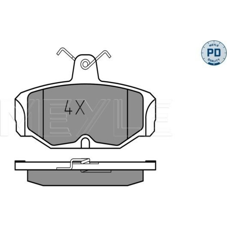 Bremsbelagsatz Ford T. Scorpio 1.8-2.9 84-Ohne Sensor 025 209 8113/PD Bremsbelagsatz Ford T. Scorpio 1.8-2.9 84-Ohne Sensor 025 209 8113/PD