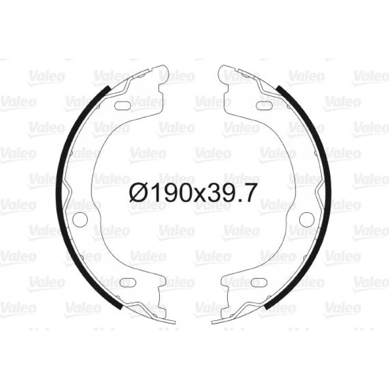 VALEO Bremsbacken 564188 VALEO Bremsbacken 564188