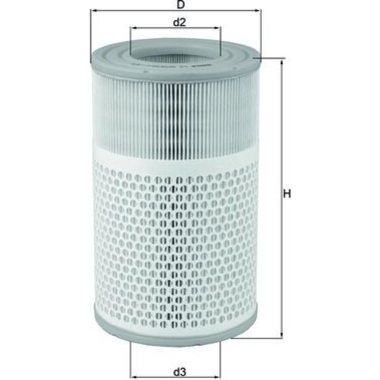 MAHLE Luftfilter LX 2079 MAHLE Luftfilter LX 2079