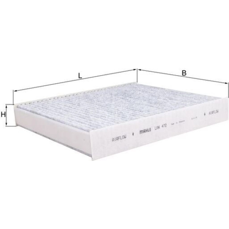 MAHLE Filter, Innenraumluft LAK 472 MAHLE Filter, Innenraumluft LAK 472