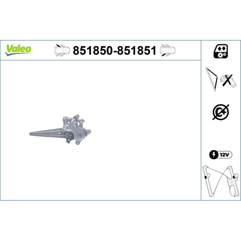 VALEO Fensterheber 851851 VALEO Fensterheber 851851