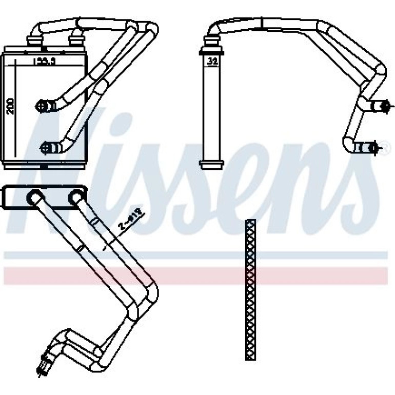 Heizkühler PKW 707174 Heizkühler PKW 707174