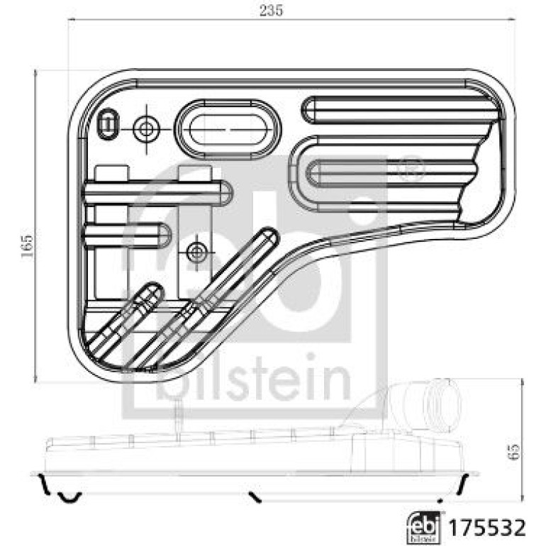 FEBI BILSTEIN Hydraulikfilter, Automatikgetriebe 175532 FEBI BILSTEIN Hydraulikfilter, Automatikgetriebe 175532