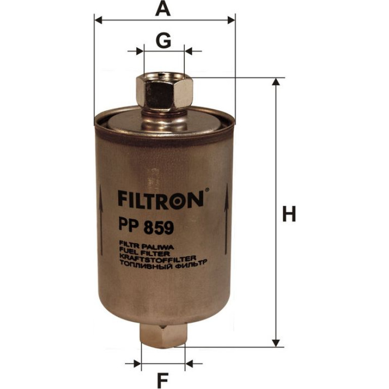 FILTRON Kraftstofffilter PP 859 FILTRON Kraftstofffilter PP 859